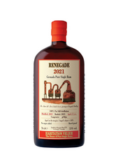 RENEGADE 3 ans 2020, rhum, rhum pur jus de canne, rhum pur jus de canne - 69,92 €