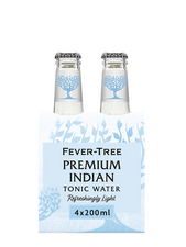 FEVER-TREE Refreshingly Light Indian Tonic Water 4 X 200 ML, sodas, sodas, sodas - 3,87 €