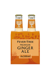 FEVER-TREE Premium Ginger Ale Pack 4x200ML Etiquette FR, sodas, sodas, sodas - 3,40 €