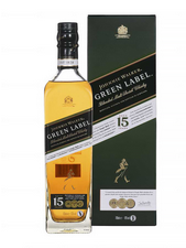 JOHNNIE WALKER 15 ans Green Label, whisky, blended whisky, blended malt whisky - 28,69 €