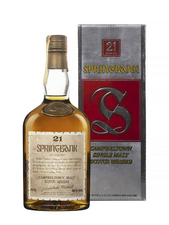 SPRINGBANK 21 ans Gold Wax Dumpy, whisky, single malt whisky, single malt whisky - 1 900,00 €