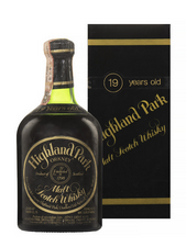 HIGHLAND PARK 19 ans Black Label dumpy green bot, whisky, single malt whisky, single malt whisky - 2 349,00 €